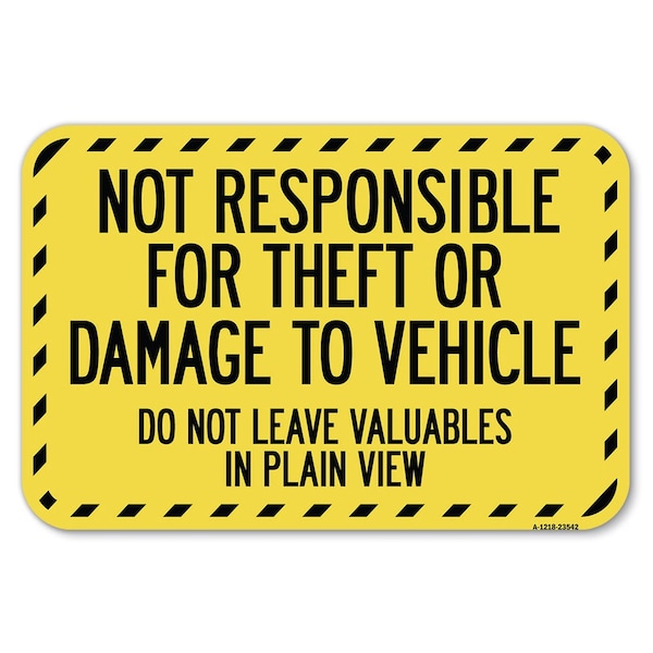 Safety Sign, 12 in Height, Aluminum, 23542